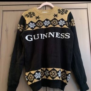 Guinness men's holiday sweater Sz medium